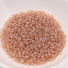 MIYUKI icy-translucent imitation corn beads