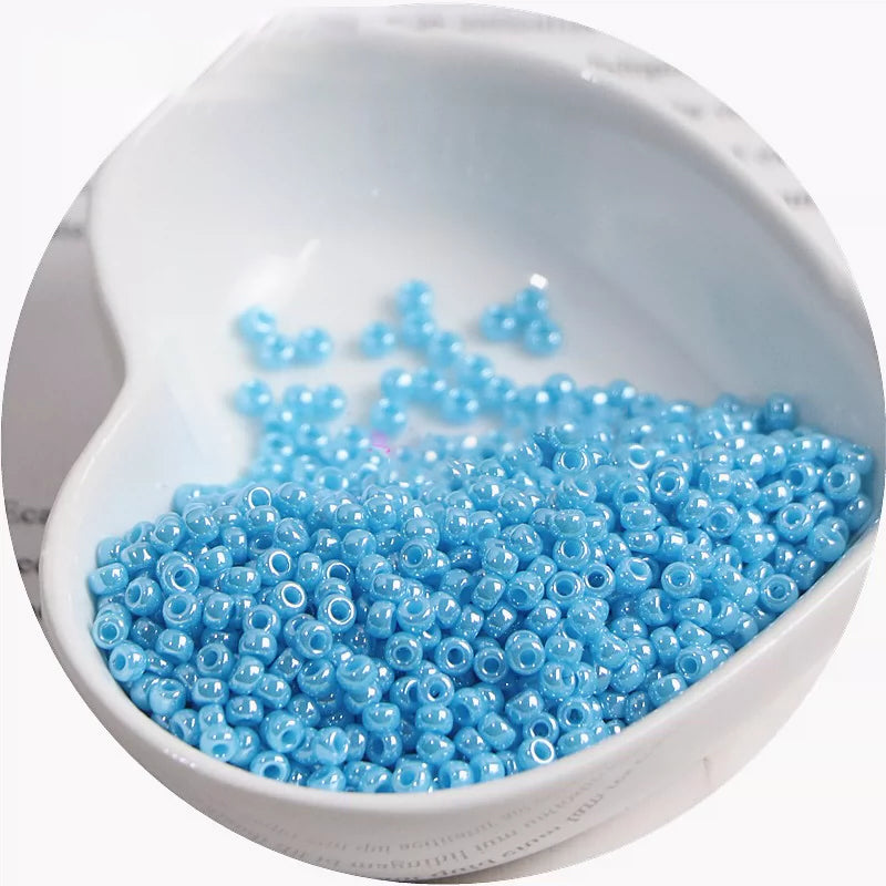 Miyuki 3mm High Gloss Glaze Solid Color beads