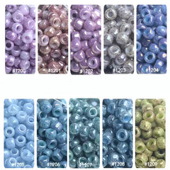 Toho marble seed beads