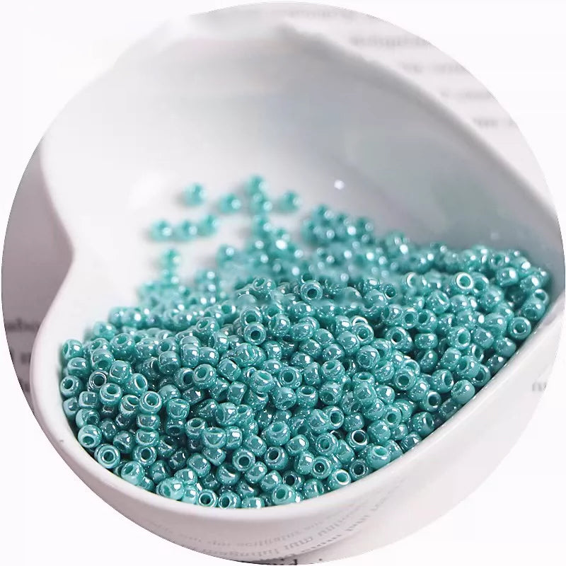 Miyuki 3mm High Gloss Glaze Solid Color beads