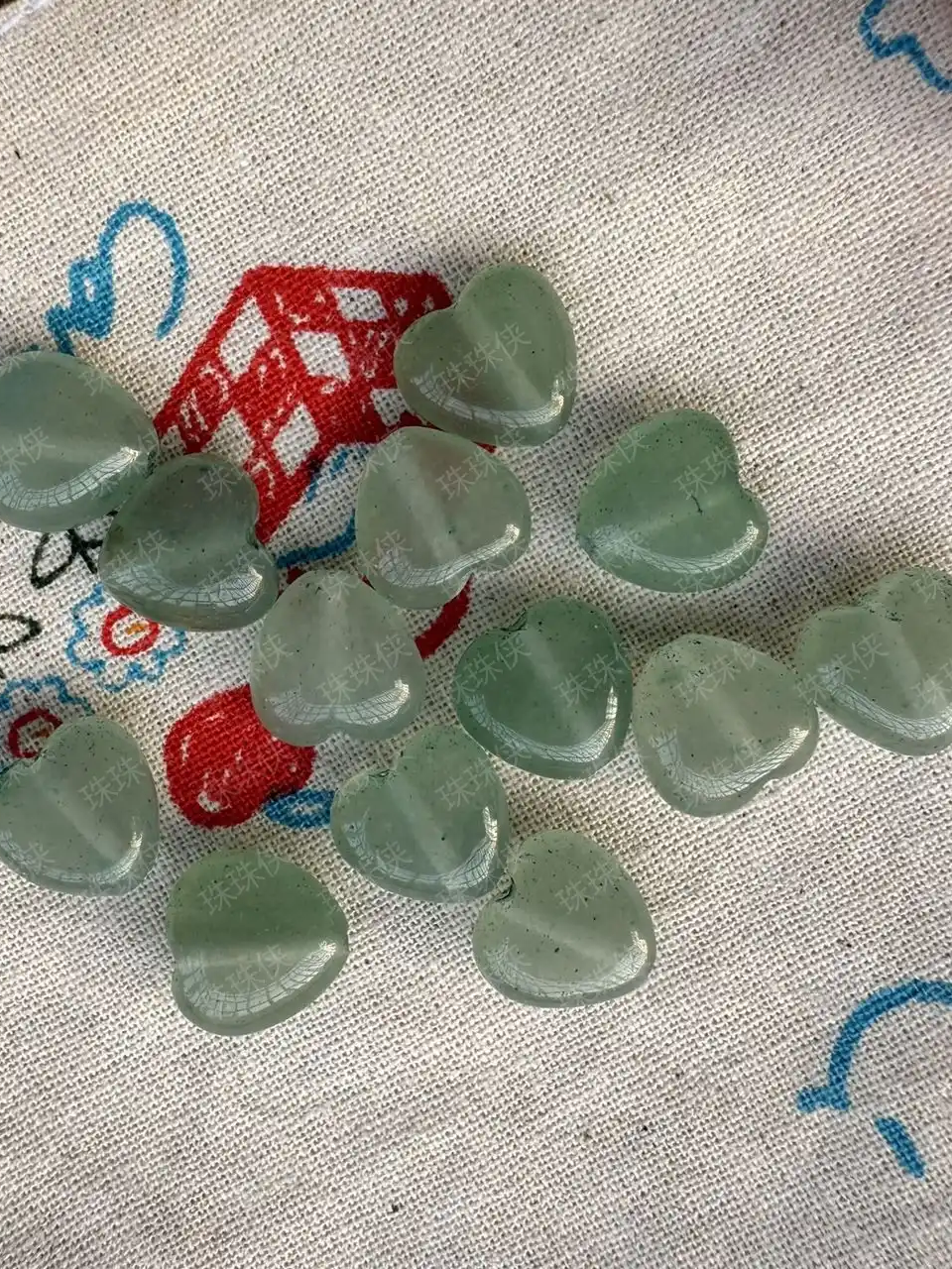 10mm natural stone heart