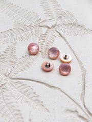 White Butterfly Shell Buttons