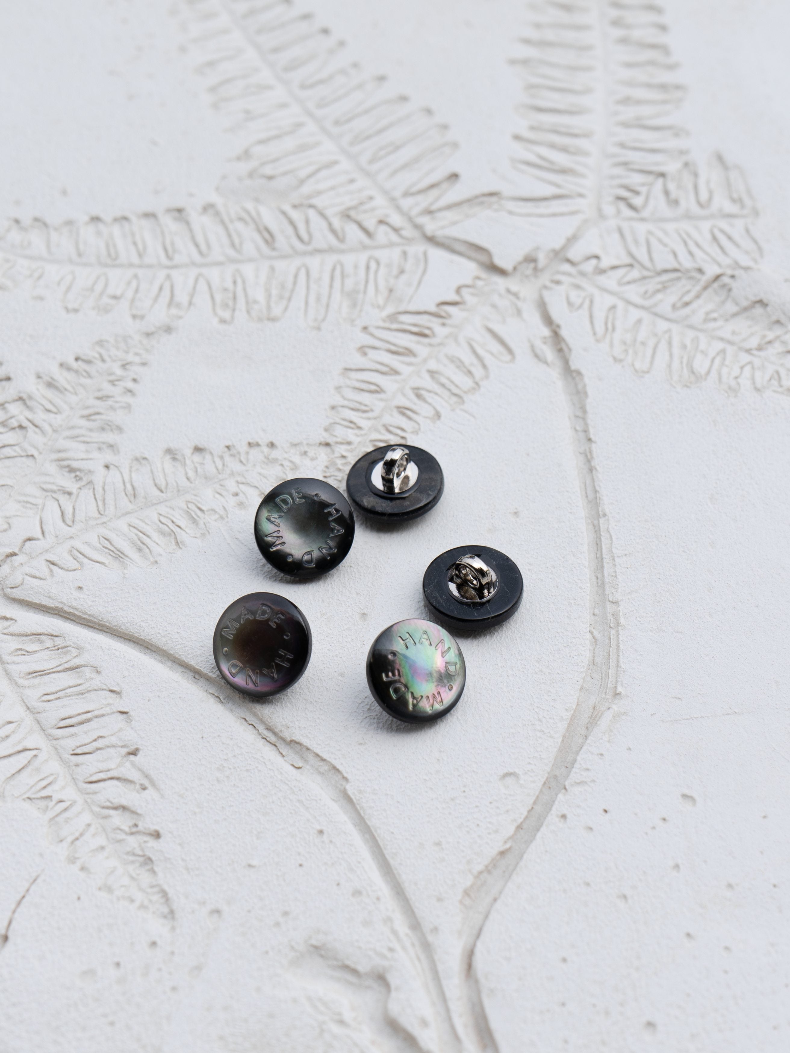 White Butterfly Shell Buttons