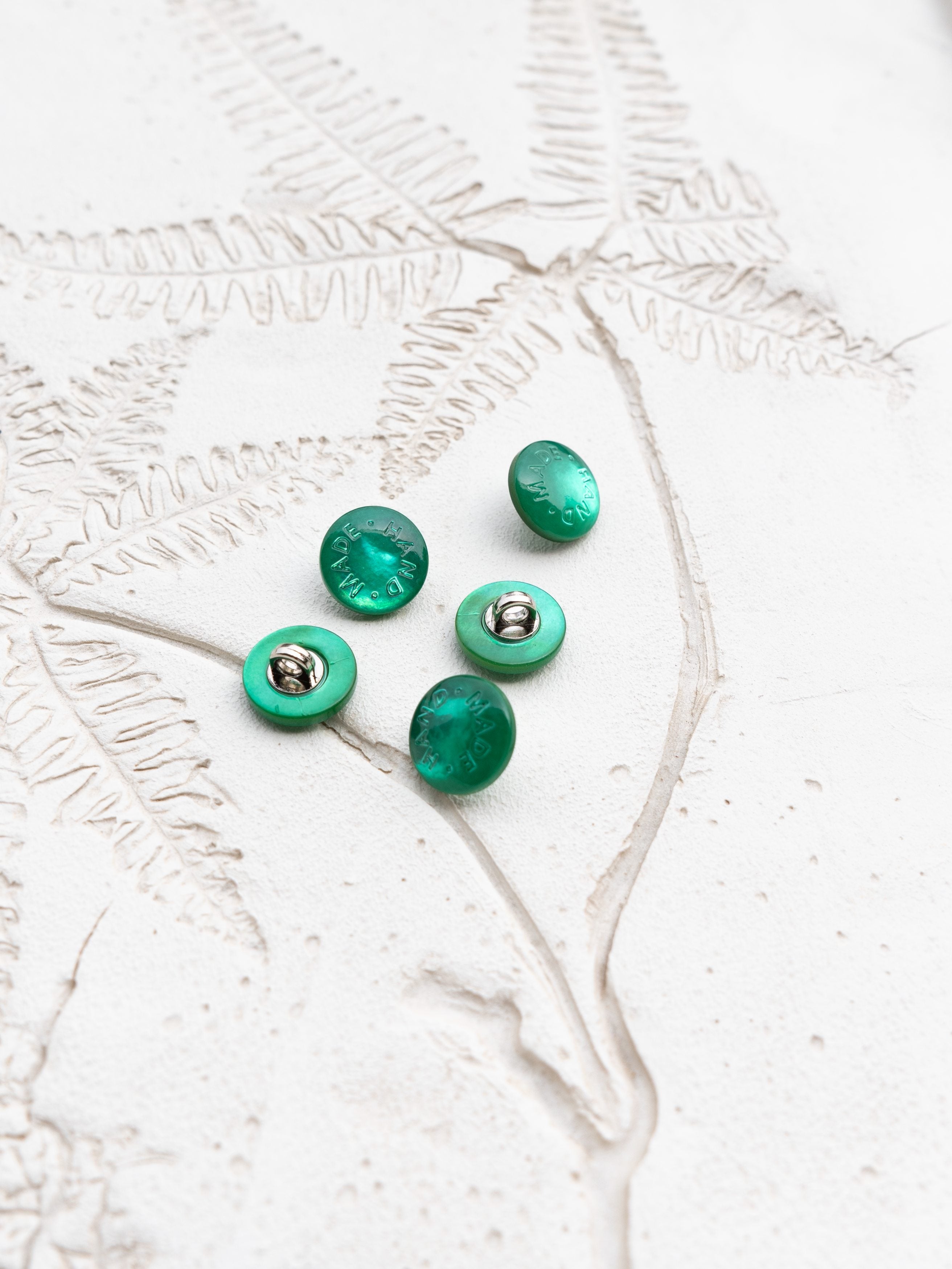 White Butterfly Shell Buttons