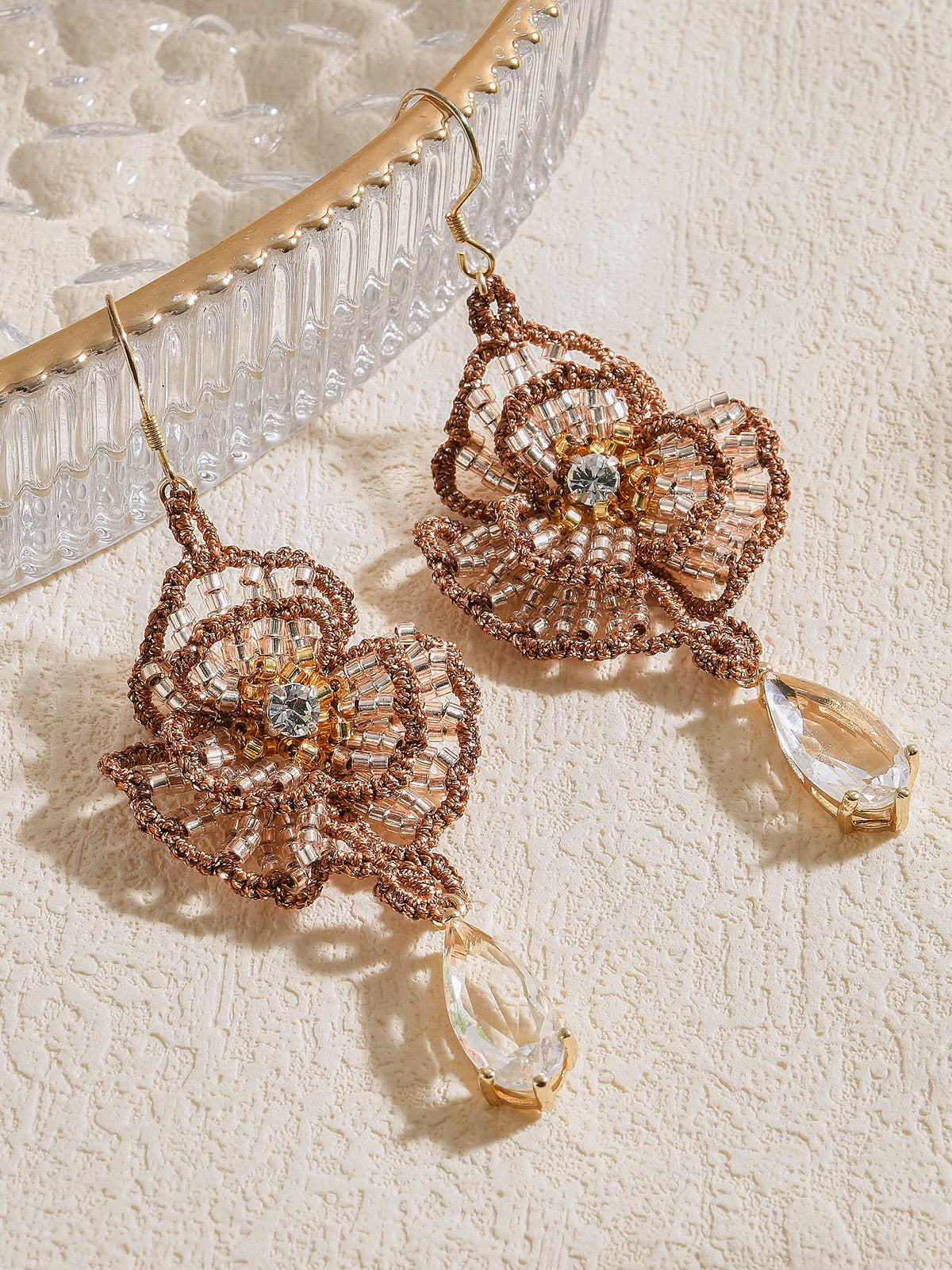 Camellia Flower Earrings