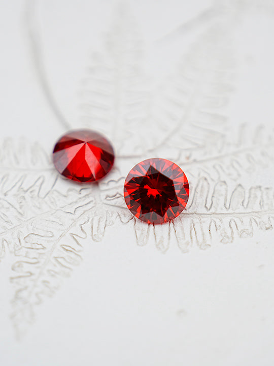 [Zirconia Stones] Cubic Zirconia Loose Stones14mm Round flat top zircon