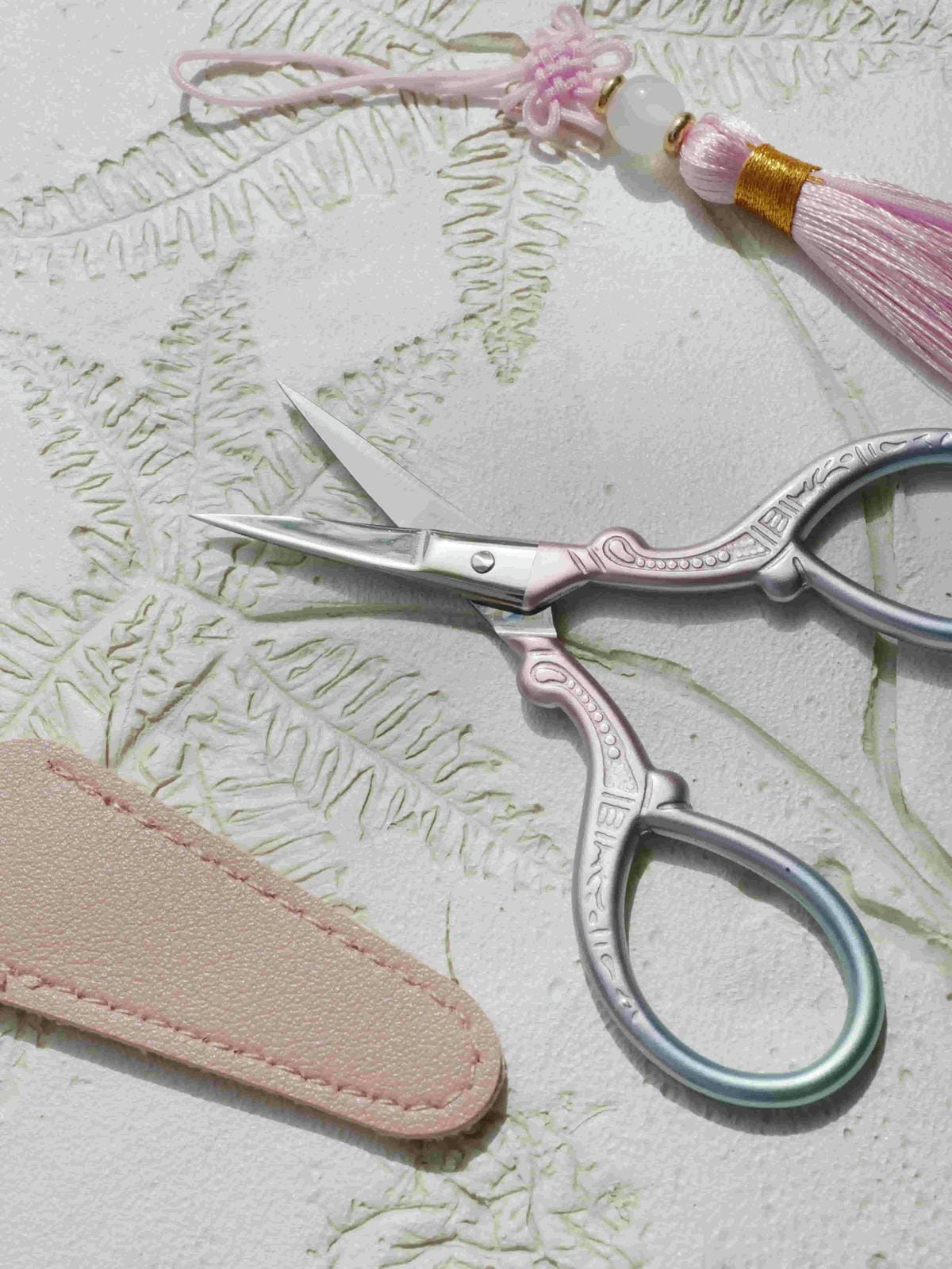 Vintage handmade home mini delicate scissors